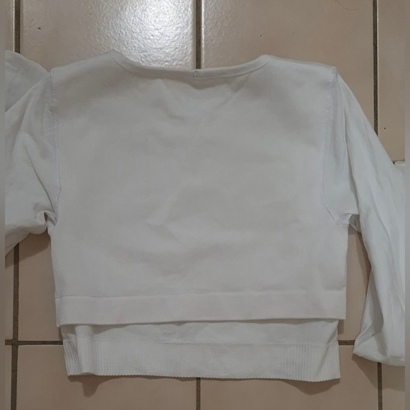 Lululemon Ebb to Street Long Sleeve – White – Size 6 - Picture 3 of 5